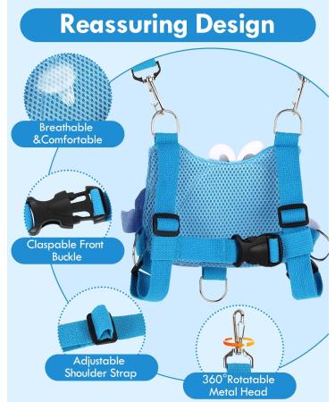 Lehoo Castle 4 in 1 Toddler Reins for Boys - Whale Blue Toddler Leash Harness - Buy Online on GoSupps.com