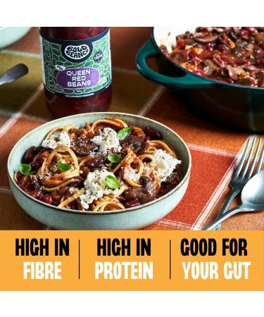 Bold Bean Co Queen Red Beans. 1 x 700g Jar All Natural Ingredients Suitable for Vegans - Buy Online on GoSupps.com