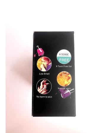 Buy Mizhse Reflective Gel Nail Polish Set - 8 Neon Glitter Colors for DIY Nail Art | UV Salon Starter Kit - Buy Online on GoSupps.com
