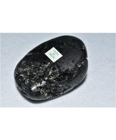 Black Tourmaline Large Palm Natural Stone Crystal Protection Grounding Crafts - Buy Online on GoSupps.com