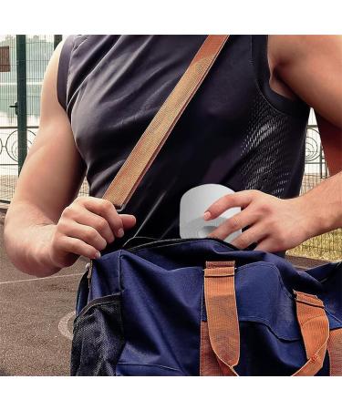 White Athletic Sports Tape Breathable Elastic Kinesiology Tape Self Adhesive Bandage Protect for Ankle Wrist and Muscle Pain 2 Roll - Buy Online on GoSupps.com