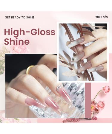 JEWHITENY 3 Colors Poly Nail Extension Gel Set - 30ml Pink White & Brown for French Manicure | DIY Nail Art & Home Salon Beauty Gift - Buy Online on GoSupps.com