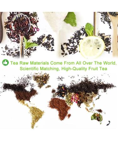 Plant Gift Peppermint Chamomile Refreshing Tea and Chamomile Lemongrass Peppermint Roselle Grape Blueberry 100% Natural Health tea Herbal Tea Loose Leaf NATURAL 70G / 2.5oz - Buy Online on GoSupps.com