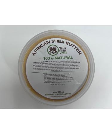 Buy Premium 32 oz Yellow African Shea Butter - All-Natural Moisturizer for Skin & Hair | International Shipping Available - Buy Online on GoSupps.com