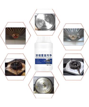 Oil Pollution Powder Cleaner | 200g Oil Pollution Cleaning Powder | Multi-Purpose Heavy Duty Kitchenware Cleaning Agent Powerful for Exhaust Fan Stove Grill Stoves Thaely - Buy Online on GoSupps.com