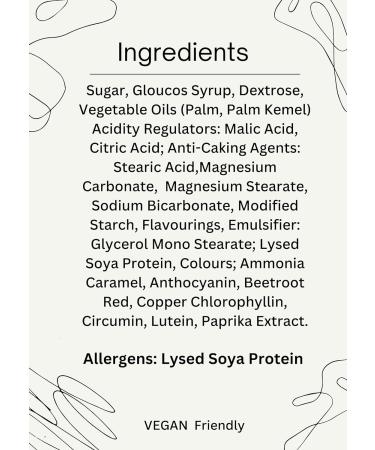 Vegan Mini Sweet Mix- 400g Vegan sweet Pick'n'Mix. Great for kids parties Mixed-Fruit - Buy Online on GoSupps.com