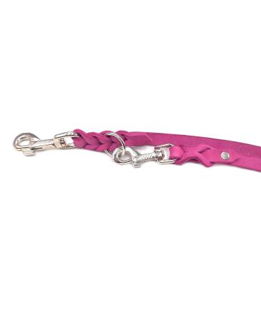 Adjustable Dog Liner for Small & Large Dogs - 2.40m Pink Double Linen Leash - Buy Online on GoSupps.com