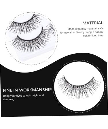 FOMIYES 10 Pairs eyelashes long extension eyeslash natural eye lashes christmas eye lashes halloween makeup supplies fluffy eyeslash faux lashes fiber silver powder 3d make up - Buy Online on GoSupps.com