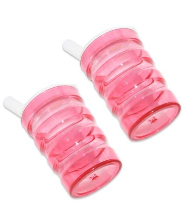 Rehabilitation Advantage 8oz Long Spout Feeding Cup  Red  Set of 2