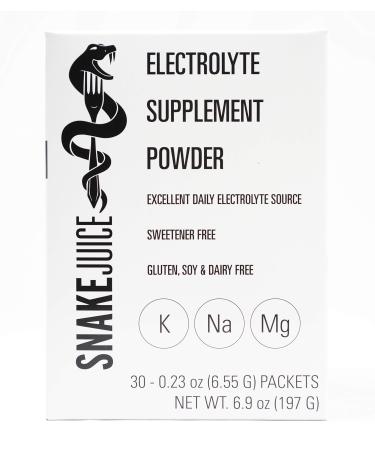 SNAKE Juice Keto Diet Electrolyte Powder, Unflavored, Fasting-Focused Supplement Beverage Mix, 30 Easy-Open Packets - Buy Online on GoSupps.com