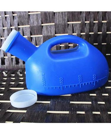 Potty 2000ML Male Urinal Portable Mens Potty Pee Bottle Collector Travel Toilet - Buy Online on GoSupps.com