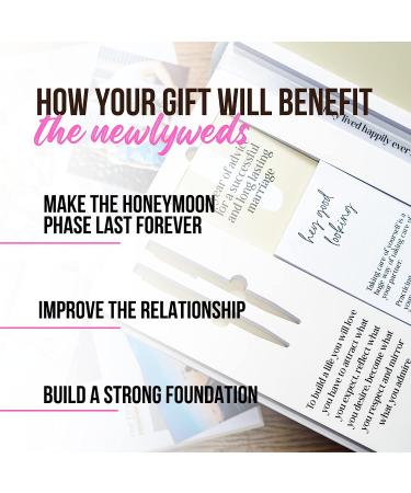 Unique Bridal Box: Wedding Gifts for Couples - Book of Firsts & Years Advice for a Healthy Marriage | Perfect Registry & Shower Gift - Buy Online on GoSupps.com