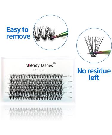 D Curl 0.07mm Mixed Cluster Lashes 8-16mm | 30 Root Individual Eyelash Extensions - Buy Online on GoSupps.com