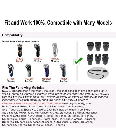 9 PCS Replacement 5V Power Cord Charger for Hair Clippers, Trimmers, Shavers, Beauty Instruments, Lamps, Purifiers - Buy Online on GoSupps.com