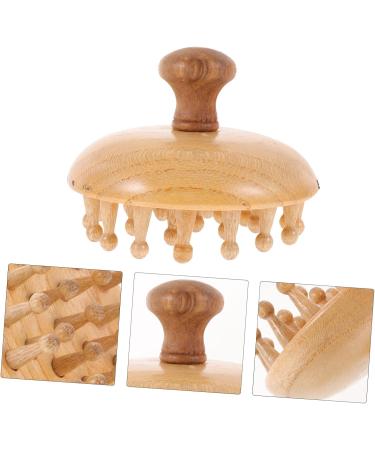 Fomiyes Wooden Massage Comb for Women | Beech & Bamboo Wide Tooth Hair Comb for Scalp & Hair Care - Buy Online on GoSupps.com