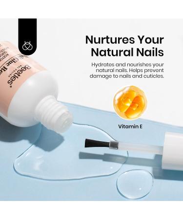 Beetles Nail Glue Remover 20ml - Effective False & Press-On Nails Adhesive Remover with Cuticle Pusher | Not for UV Gel or Gel Polish - Buy Online on GoSupps.com