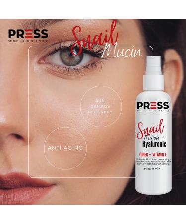 PRSS Snail Mucin + Hyaluronic Hydrating Toner 6 oz | Nourishing Skincare for All Skin Types - International Shipping Available - Buy Online on GoSupps.com