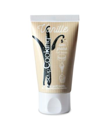ScrapCooking 4755 Flavoured Vanilla Paste 50 g Intense Vanilla Flavour Practical Tube Flavouring Ingredient Pastry Flavour for Starters Creams Mousses Ice Creams Smoothies Macaroons Cakes