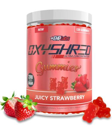 EHP Labs Pre Workout OxyShred Gummies - Strawberry - 60 Servings