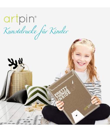 Set of 3 or 4 Decorative Baby Room Posters | Children's Bedroom Art Prints (A4 Size) P49 - Buy Online on GoSupps.com