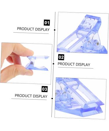 HAKIDZEL 12pcs Nail Clip Nails Gel Nail Tip Fixing Clamp Finger Nail Tip Clamp Finger Extension Clip Fake Nails Kit Nail Art Clip Finger Clip Acrylic Nail Tips Fixture Red Crystal Plastic 4X3X2CM Red - Buy Online on GoSupps.com