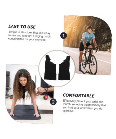 Gatuida 3 Pairs Adjustable Sports Wrist Support | Multi-Function Fitness Thumb Stabilizer & Finger Sleeve - Reusable Protection - Buy Online on GoSupps.com