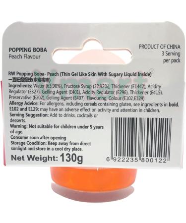 Popping Boba Fruit Flavour Bursting Bubbles 130g | Premium Quality Tapioca Pearls (Assorted (Pack of 3)) - Buy Online on GoSupps.com