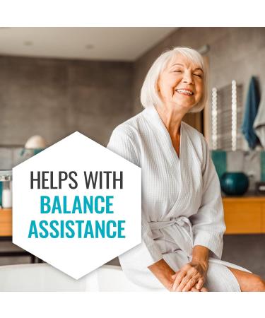 DMI Textured Grab Bars  Shower Toilet Tub Rail for Handicap & Elderly  Perfect for Bathroom Safety  Rust-Resistant Steel  Silver  Chrome  24"  FSA & HSA Eligible 24 Inch - Buy Online on GoSupps.com