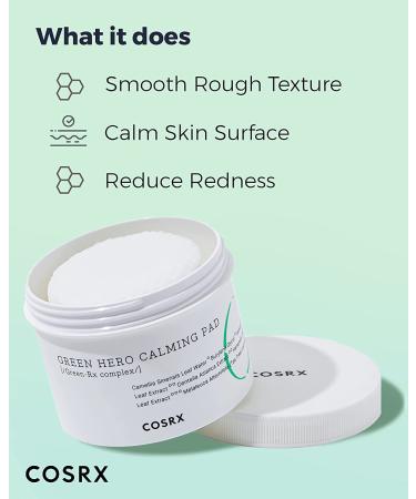 Cosrx One Step Green Hero Calming Pad - 70 Pads | Soothing Acne Treatment - Buy Online on GoSupps.com