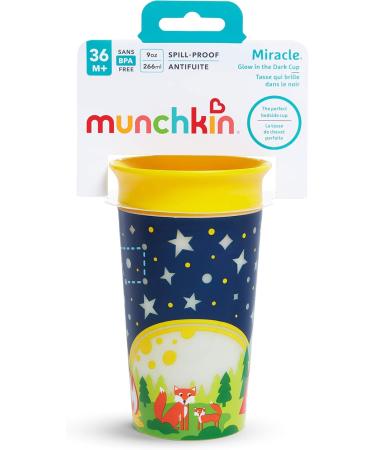Munchkin Miracle 360 Glow in the Dark Sippy Cup 9oz - Camping Yellow | Shop Now - Buy Online on GoSupps.com