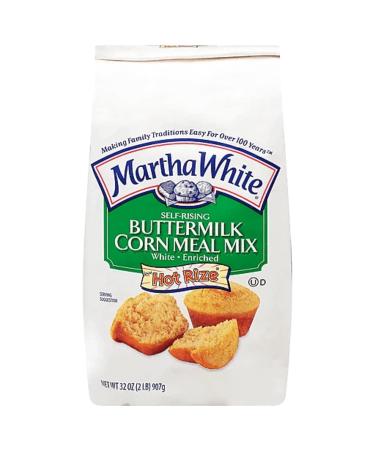 Martha White Buttermilk White Corn Meal Mix 32 oz (Pack of 3) + By The Cup Measuring Spoon - Buy Online on GoSupps.com