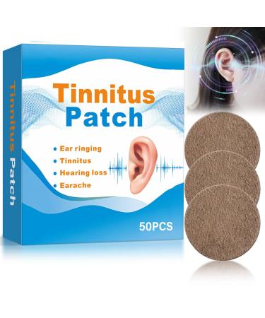 Tinnitus Relief for Ringing Ears  50Pcs Natural Herbal Tinnitus Relief Patches for Hearing Loss  Effectively Improves Hearing and Relieves Discomfort