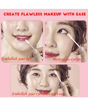 800pc Pointed & Spiral Head Cotton Swabs for Makeup Cleaning - 4x200 Pcs Packs - Buy Online on GoSupps.com
