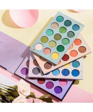 Greensen 60 Color Eyeshadow Palette - Rich Matte & Metallic Shades | Portable Makeup Set for Beginners & Professionals - International Shipping Available - Buy Online on GoSupps.com