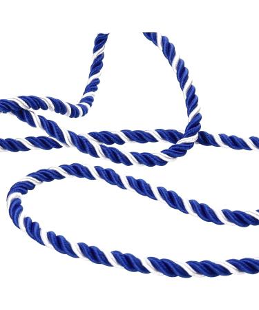 Beautyflier Graduation Honor Braided Cords with Sewing Tassels - Pack of 4, White & Blue - Polyester Yarn Honor Cord for Bachelor Gown - Ideal for Graduation Students - Buy Online on GoSupps.com