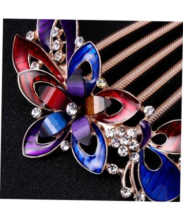 DOITOOL Crystal Bride Clip Bride Hair Clip Vintage Hair Comb Flower Bridal Hair Comb Flower Hair Comb Wedding Crystal Bridal Crystal Decor French Hair Clips Clothing Women's Hair Piece - Buy Online on GoSupps.com