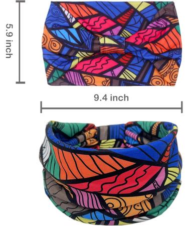 VENUSTE Wide Knotted Headbands for Women - 6PCS African Hair Accessories - Buy Online on GoSupps.com