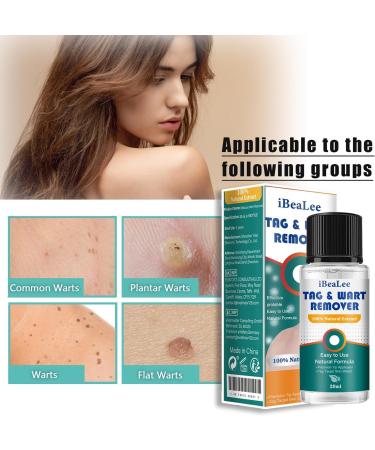Maximum Strength Wart Remover Liquid - Fast Plantar & Common Wart Treatment | Safe & Natural Formula (20ml - Buy Online on GoSupps.com