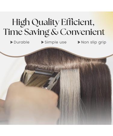 My Hair Tools Professional Tape in Hair Extensions Plier - Stainless Steel Weft Extensions Sealing Clamp Tool with Box - 7 Inch Black Plier - Buy Online on GoSupps.com