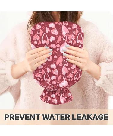 Valentine's Day Hot Water Bottle with Cover | Pain Relief & Warmth for Cramps | 1L Hot Pack for Men & Women - Ships Internationally - Buy Online on GoSupps.com