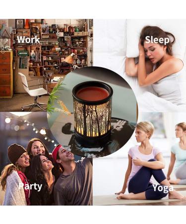 Hituiter Electric Wax Melt Warmer with Timer | Fragrance Warmer for Scented Wax Melts | 3/6/9 H Classic Timing | Night Light Design | Home Accessories - Buy Online on GoSupps.com