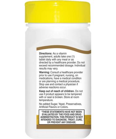 21st Century Niacin 250mg Tablets 110-Count - Pack of 2 | Boost Heart Health & Circulation - Best Price - Buy Online on GoSupps.com