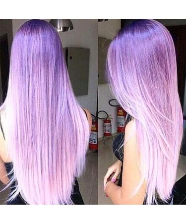 LDMY Jumbo Braiding Hair Extensions - 6PCS Ombre Braids Black to Light Purple 24inch Kanekalon Synthetic Hair for Women - International Shipping Available - Buy Online on GoSupps.com