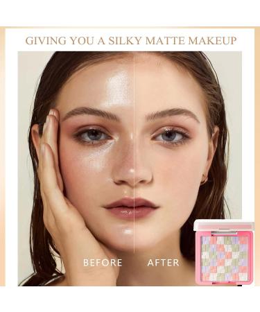 Matte Setting Powder for Long-lasting Oil Control and Color Correction - Lightweight, Waterproof, and Smooth Finish | Pressed Makeup Powder for Brightening and Even Tone - Buy Online on GoSupps.com