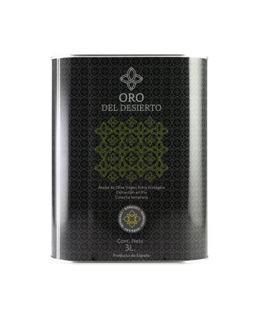 ORO DEL DESIERTO - Spanish Extra Virgin Olive Oil (Coupage of the Arbequina Hojiblanca and Picual varieties) - Tin (3 Litre)