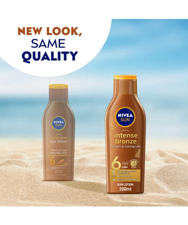 Buy DEEP TANNING Carotene Sun Lotion SPF6 - 200ml | International Shipping Available - Buy Online on GoSupps.com