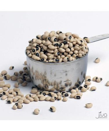 Jiva Organics Organic Black Eye Peas 2lb - Non-GMO Cowpeas - Natural & Fresh - Pack of 1 - Buy Online on GoSupps.com