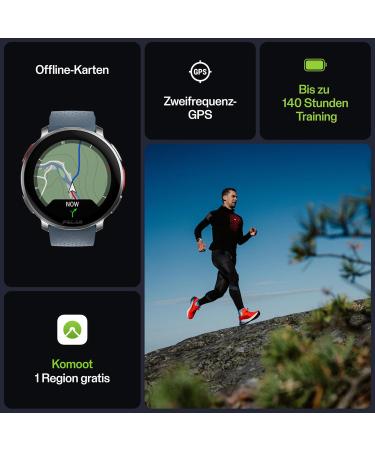 Polar Vantage V3 - GPS Sports Watch with Advanced Heart Rate Monitor & Long Battery Life | Sky Blue | Ship Worldwide - Buy Online on GoSupps.com