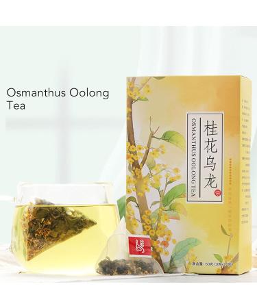 Yctze Oolong Osmanthus Fragrans Flower Tea Triangle Bags - Chinese Tea for Home, Office, Hotel - Daily Life Essential - Buy Online on GoSupps.com