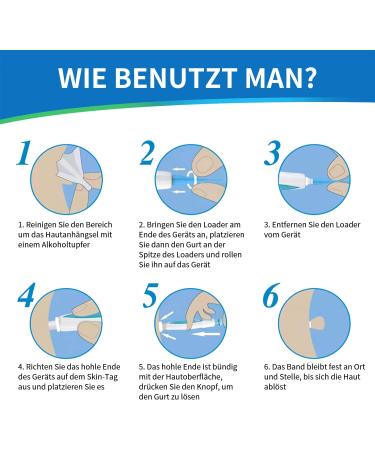 Fast & Painless Wart Remover Kit - 2 in 1 Skin Tag Remover for 2mm-8mm | Effective International Shipping - Buy Online on GoSupps.com